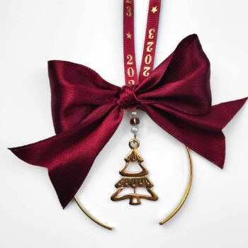 Χειροποίητο-γούρι-2023-χρώματα-Χρυσό-Κόκκινο-διαστάσεις-18x12cm-φόντο-λευκό