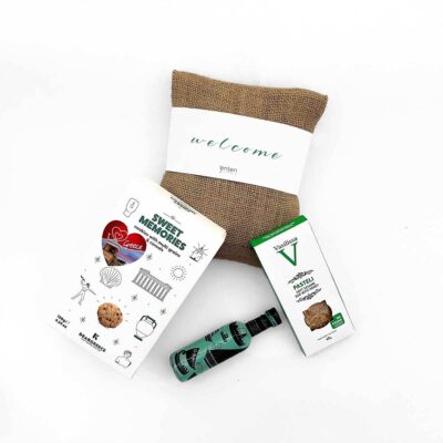 Πουγκί με ούζο παστέλι και μπισκότα