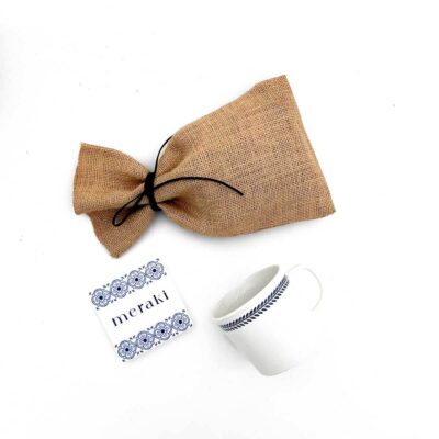 Corporate pouch with mug and coaster