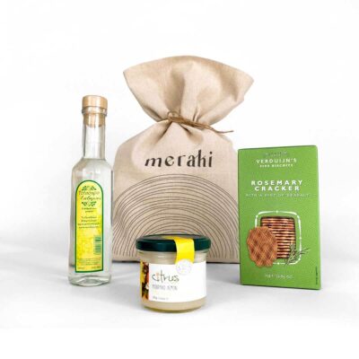 Πουγκί με τσίπουρο μαστίχα υποβρύχιο και μπισκότα