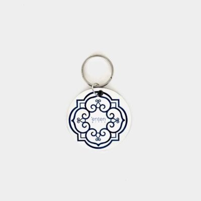 wooden keyring with your design and logo