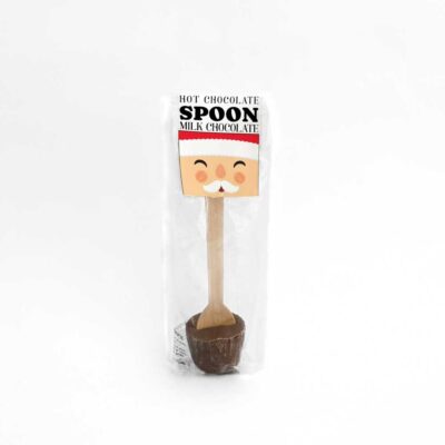 Hot chocolate spoon με σοκολάτα γάλακτος και σχέδιο της επιλογής σας