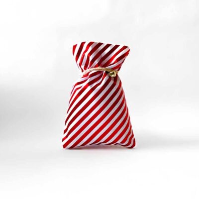 Πουγκί κόκκινο ριγέ