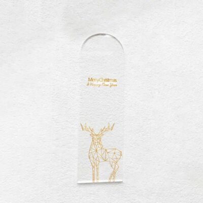 σελιδοδείκτης με σχέδιο χρυσό τάρανδο