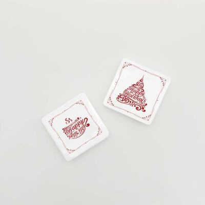 Μαρμάρινο σουβέρ happy holidays