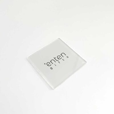 Plexiglass σουβέρ με το λογότυπο σας