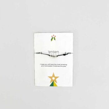 βραχιολάκι 2024 με καρτούλα με σχέδιο χριστουγεννιάτικο δεντράκι