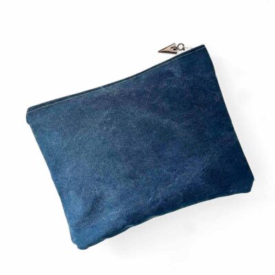 Blue toiletry bag