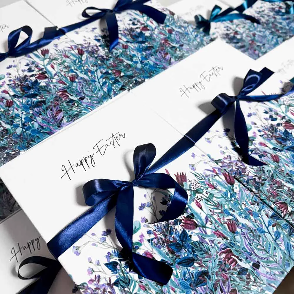 Πασχαλινό custom κουτί με λουλούδια