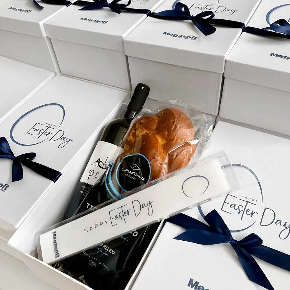 Πασχαλινό custom κουτί με αυγό και happy Easter