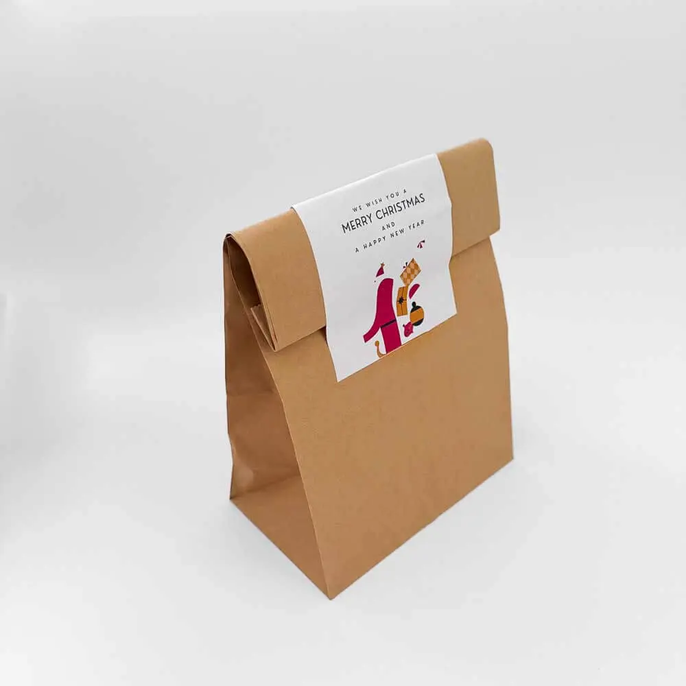 χάρτινη τσάντα χριστουγέννων