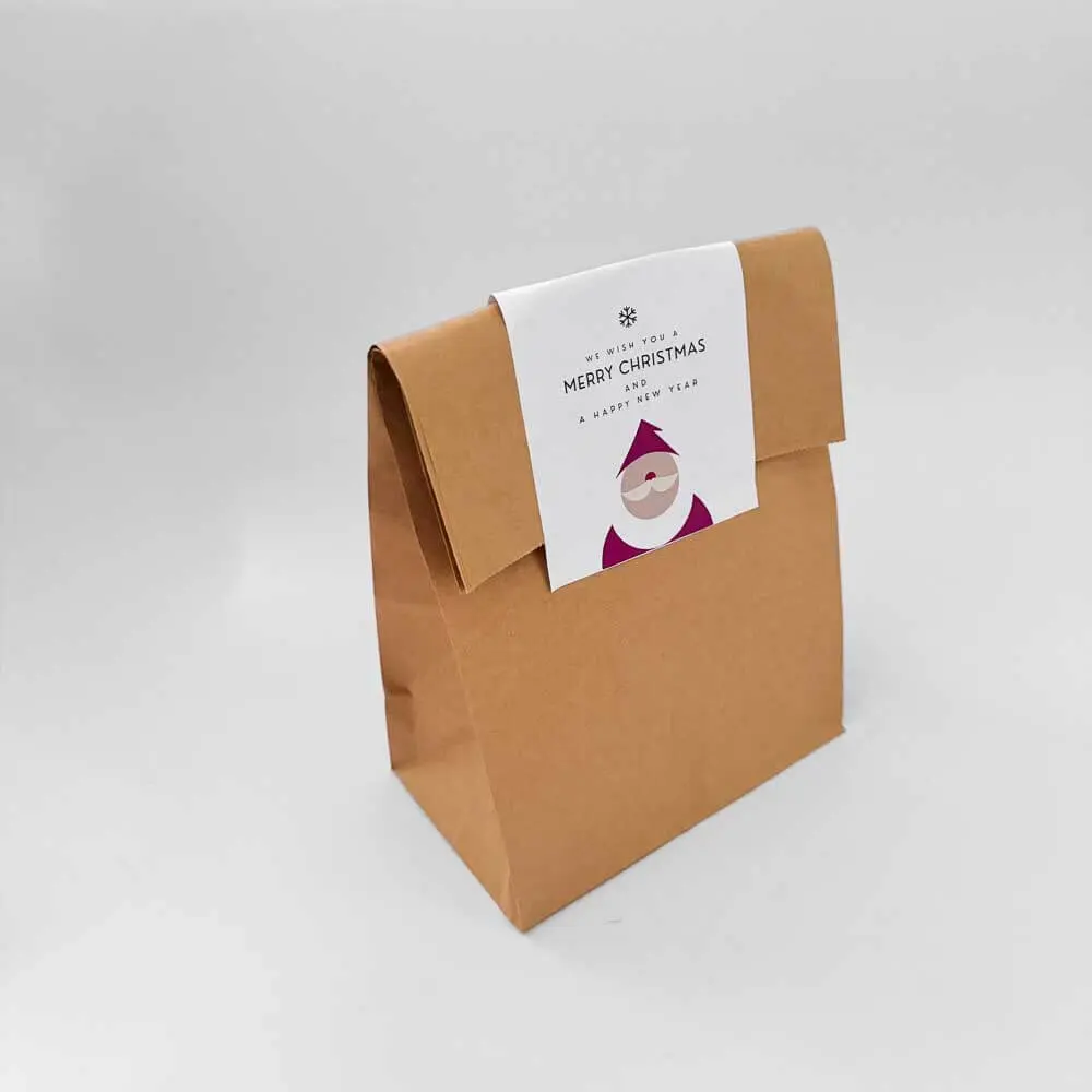 χάρτινη τσάντα χριστουγέννων