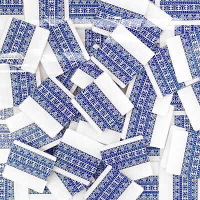 Marble coasters with design and logo