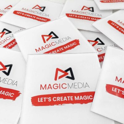 Plexiglass coaster with design and logo