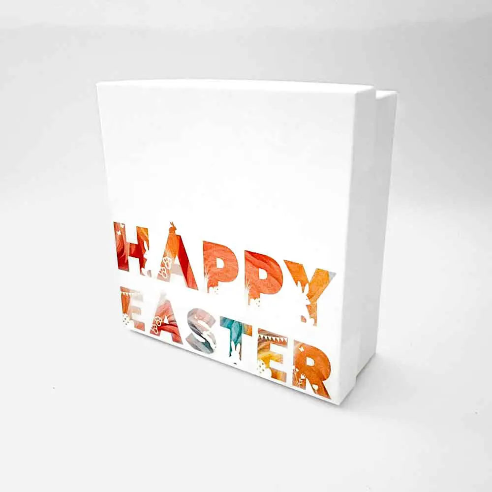 a white box with a white background