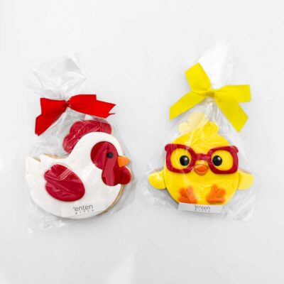 Μπισκοτάκια ζαχαρόπαστας κοτοπουλάκια