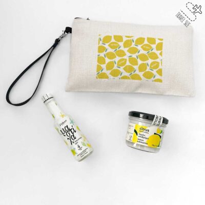 Travel size πακέτο με μαστίχα και νεσεσέρ