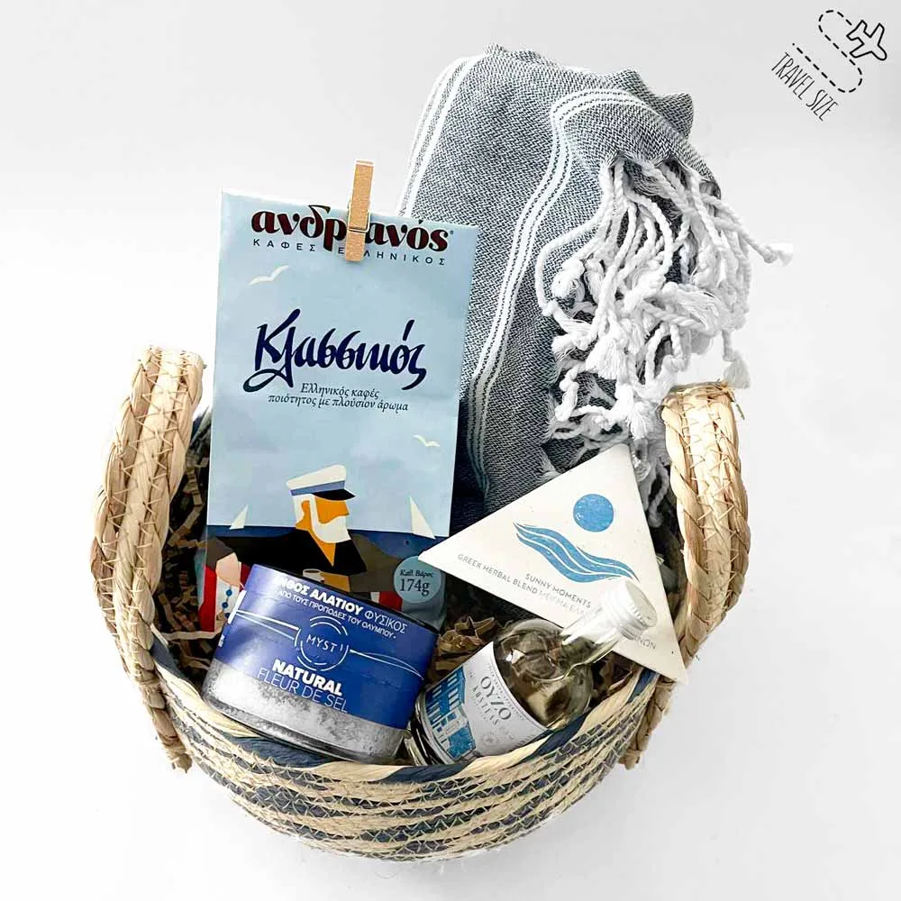 Travel size πακέτο με καφέ και βότανα