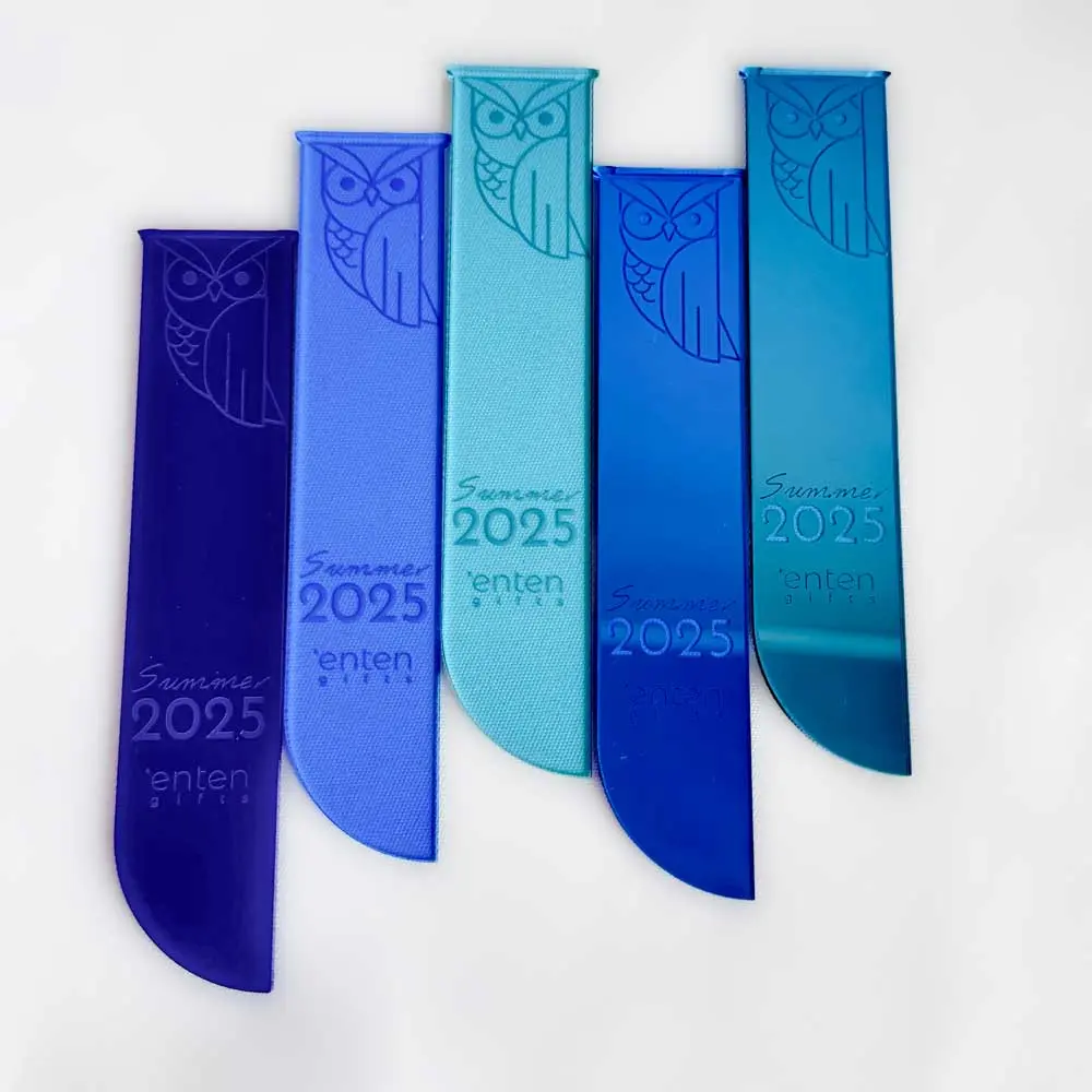 Σελιδοδείκτης μπλε καθρέφτης ελληνικό σχέδιο