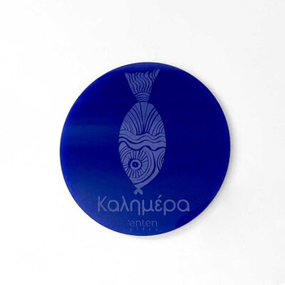 σουβέρ με σχέδιο ψάρι