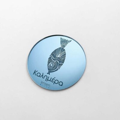 σουβέρ με σχέδιο ψάρι