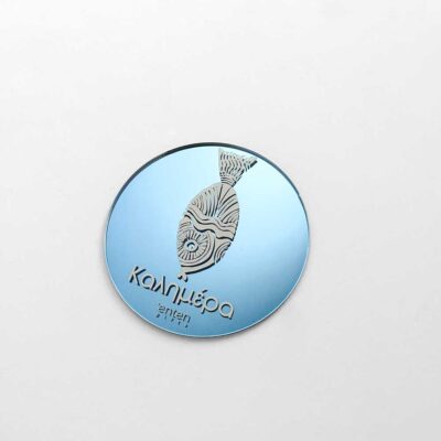 σουβέρ με σχέδιο ψάρι