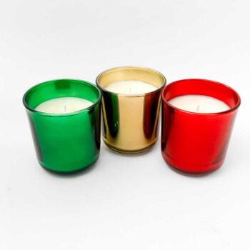 Κερί σογιας 280ml σε γυάλινο ποτήρι καθρέφτης