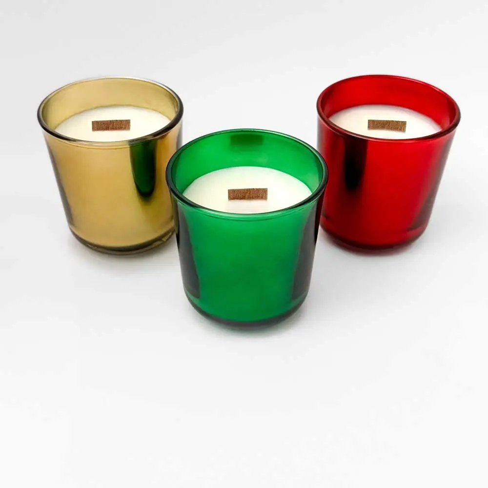 Κερί σογιας 280ml σε γυάλινο ποτήρι καθρέφτης