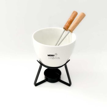 Μικρό κεραμικό σετ φοντί