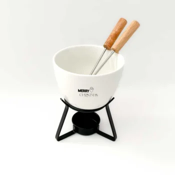 Μικρό κεραμικό σετ φοντί