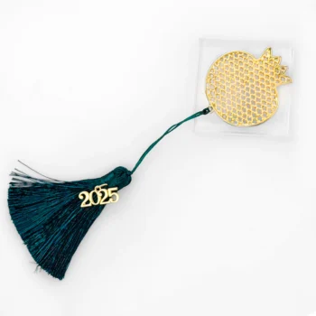 Γούρι ρόδι γυαλί