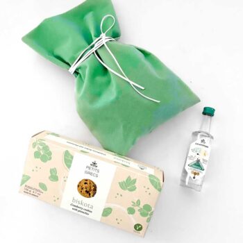 Πουγκί βελούδινο μπισκοτάκια και λαστιχάκια 50ml