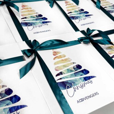 Χριστουγεννιάτικο luxury gift box με εταιρικό branding