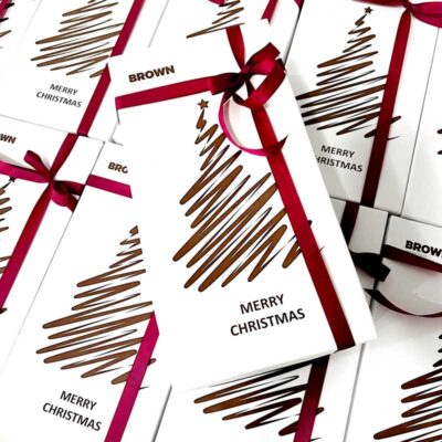 Χριστουγεννιάτικο luxury gift box με εταιρικό branding