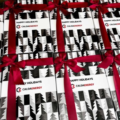 Χριστουγεννιάτικο luxury gift box με εταιρικό branding
