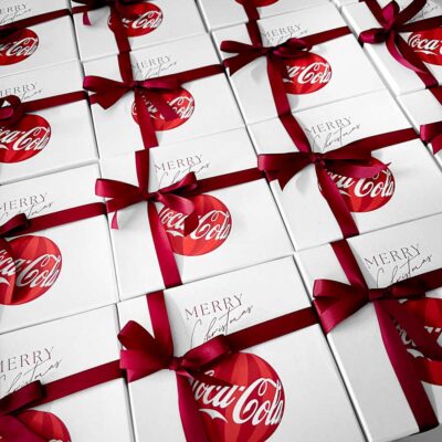Χριστουγεννιάτικο luxury gift box με εταιρικό branding