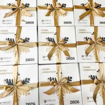 Χριστουγεννιάτικο luxury gift box με εταιρικό branding